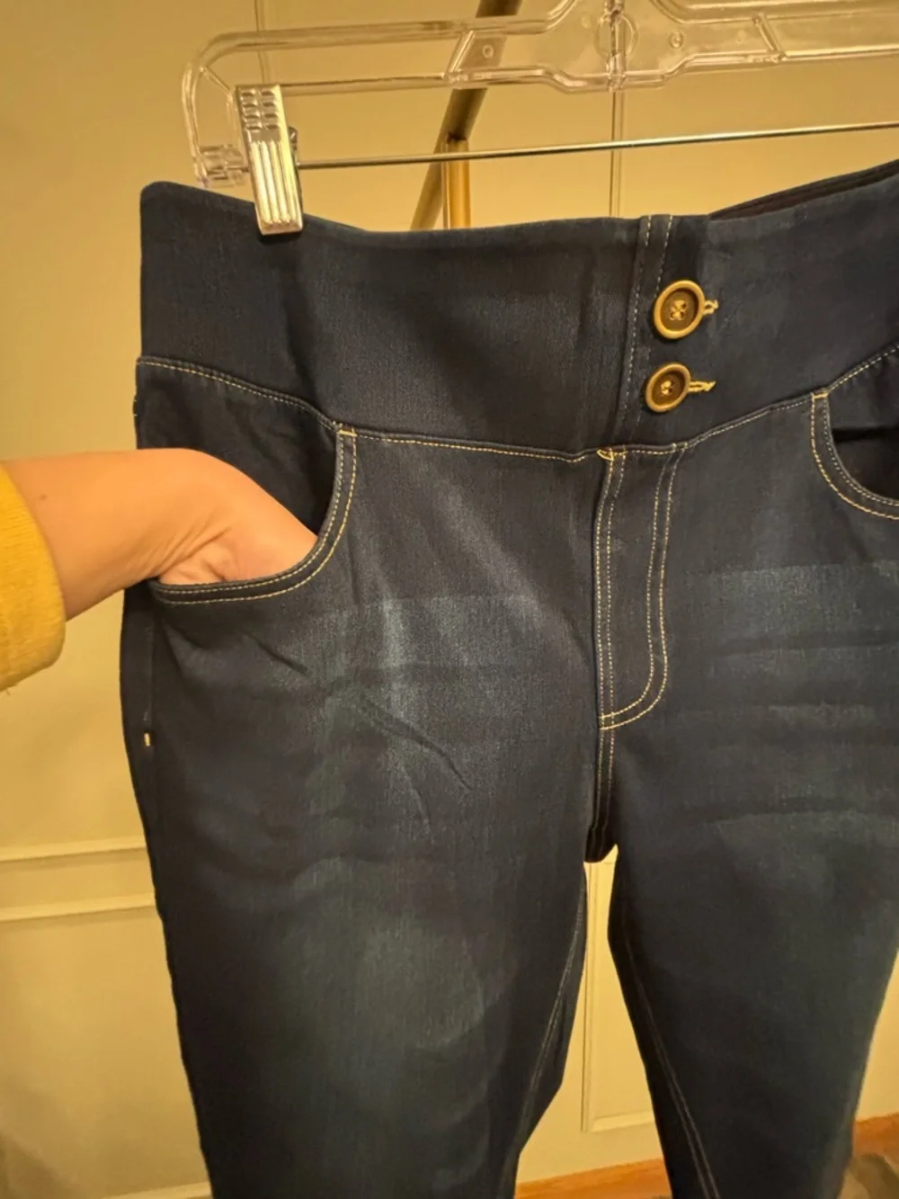 Halara Jeans Jeggings High Waist with Tummy Control Denim Stretch MSRP $60